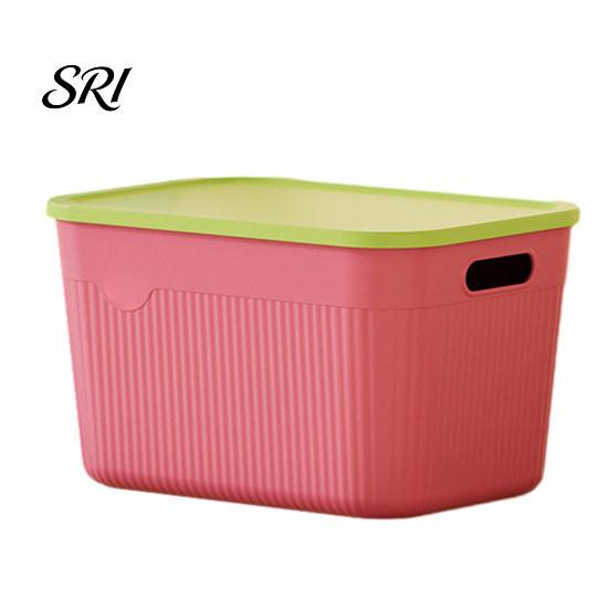 Balcony Gardening Supplies Container Storage Box with Handle And Lid Organizer Space Office Saving Stackable for Kitchen Bedroom Dormitory