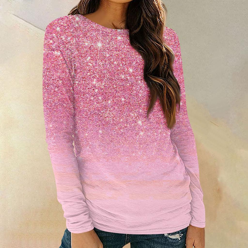 Женские рубашки с длинным рукавом и круглым вырезом, базовая футболка, повседневный топ, осенняя модная туника, облегающие футболки