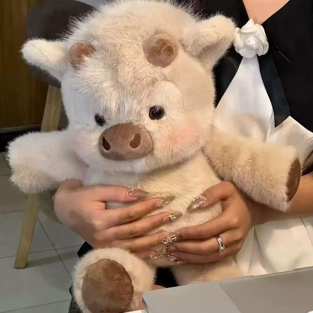45-60 см Бегающая Маленькая Ароматная Свинка Кукла Су Гаоди Маленькая Корова Плюшевая Игрушка Успокаивающая Подушка для Сна Кукла для Внешней Торговли