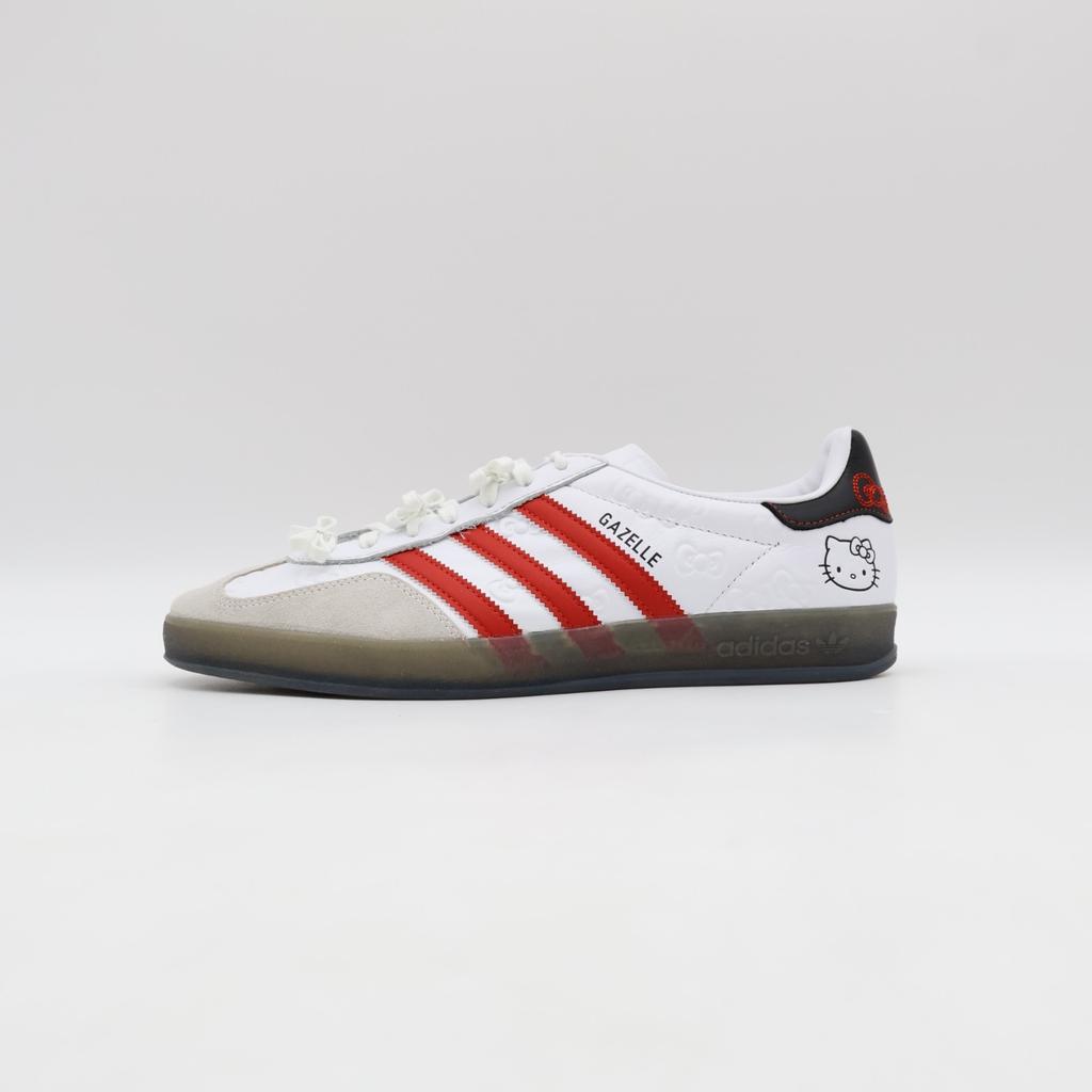 II0013 Hello Kitty adidas Originals Gazelle Indoor Обувь Белый Красный (Женский)