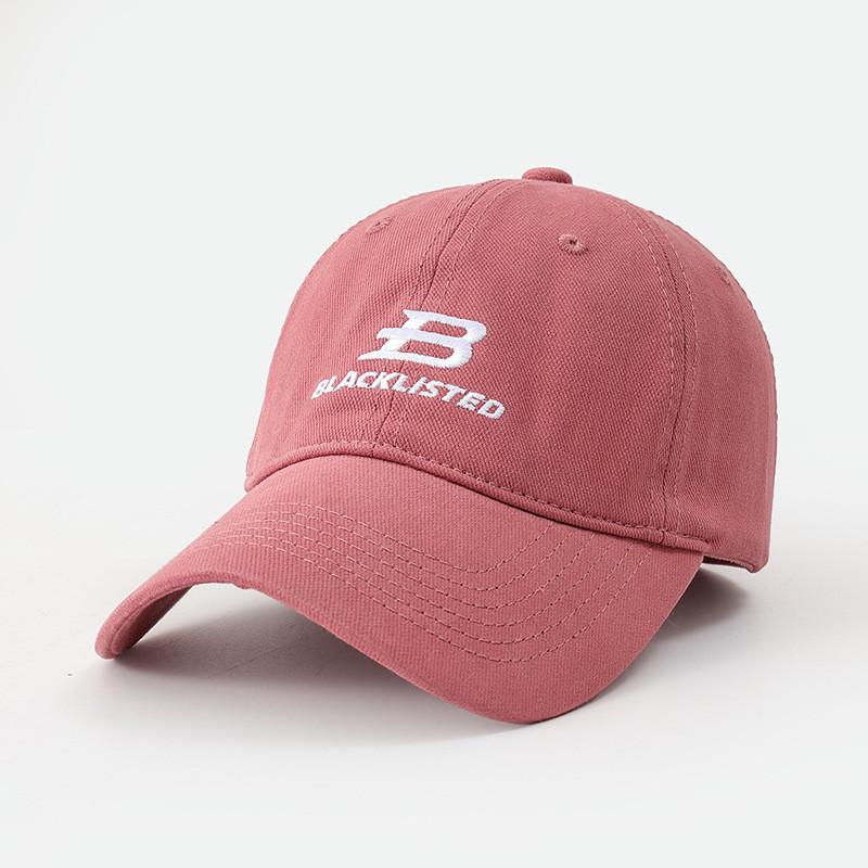 Embroidered Baseball Cap With Adjustable Strap For Summer Sun Protection