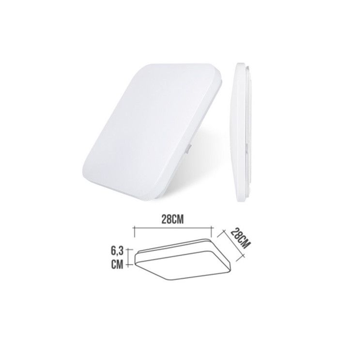 Applique Plafonnier Led EDM 4000K 12W - 840 Lumens