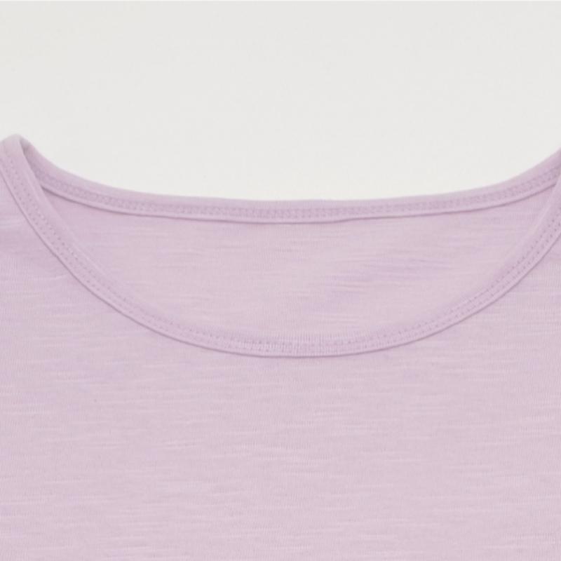 Shop Women S Round Slub CoTTon 3 4 Sleeve T ShirT Ivory Dai wSh 1003