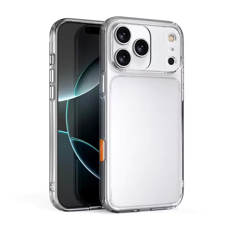 Роскошный магнитный чехол Magsafe для iPhone 17 Pro Max 17Air 17Pro 17 Прозрачный с кнопкой камеры Беспроводная зарядка Чехол