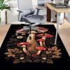 1pc mushroom forest Carpet Anti Slip Polyester Floor Mat for office.Bedroom