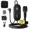 Dé Chargeur Voiture Electrique 3,68kW [6m, 6-8-10-13-16A] Cable Type 2 Recharge Avec Affichage Numérique Contrôlable Compatible Avec