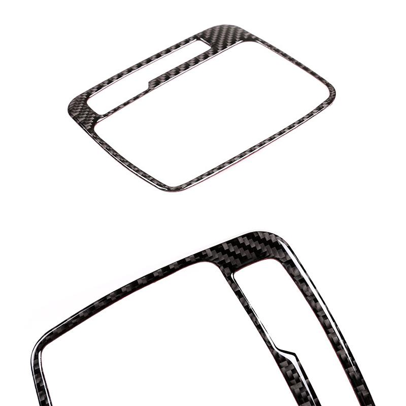 Автомобильный салон из углеродного волокна, центральный механизм управления, панель переключения передач, держатель стакана для воды, накладка для VW Touareg 2011-2015 2016 2017