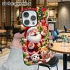 Phone Case: 2D flat design suitable for iPhone 18 17 16 15 14 13 Pro film protective case, couple style, Christmas family photo, Christmas and Hallowe