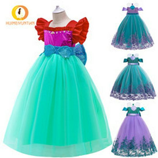 Праздничное платье для девочек с единорогом - Детская юбка и платье с рисунком единорога