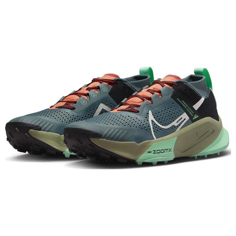 Nike Мужские кроссовки ZoomX Zegama Mineral Slate Green Black Green-Glow DH0623-300