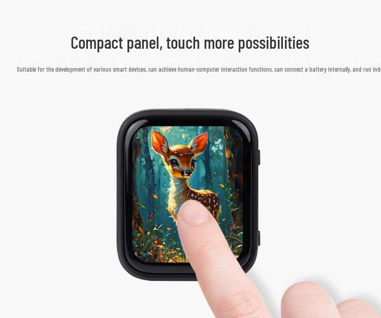 ESP32-S3 1,8-дюймовая AMOLED сенсорная плата разработки с динамиком, поддержка голосового ИИ XiaoZhi