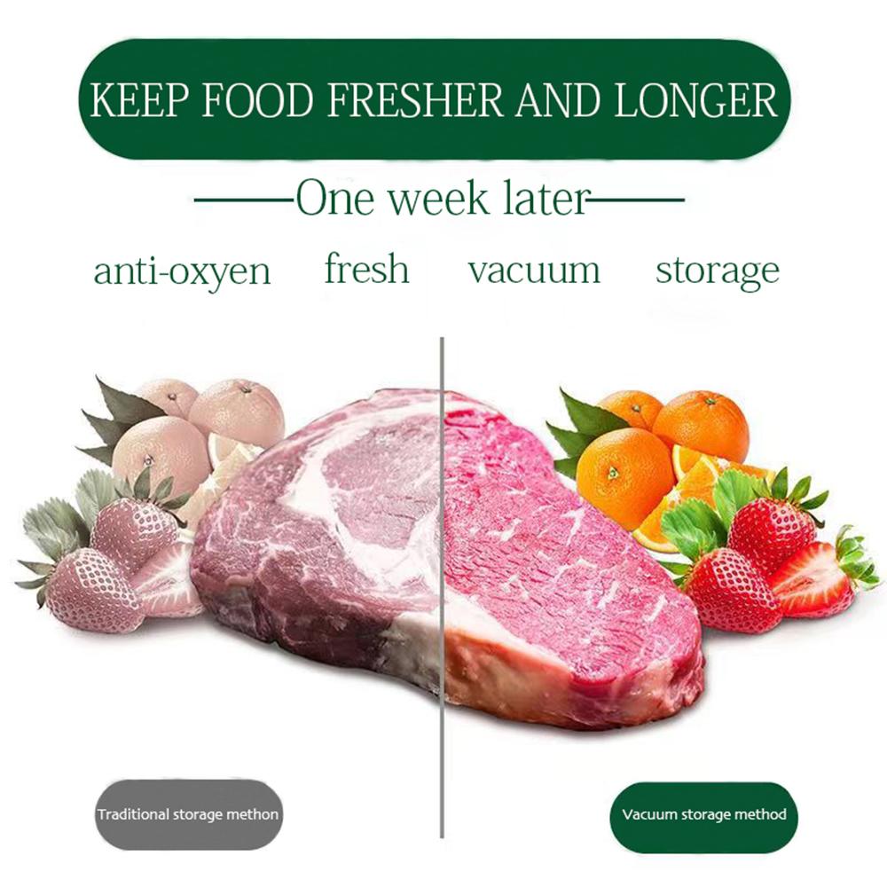 500 см/рулоны вакуумные пакеты для хранения, без BPA вакуумные пакеты для хранения, герметичные пакеты для хранения продуктов, приготовление пищи и су-вид