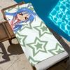 l-lucky anime s-stear Towel Large Quick-Drying Microfiber soft Beach Towel for Travel Fitness Sauna Bathing Camping