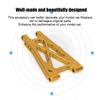 2PCS Aluminum Alloy Rear Lower Swing Arm Fit for   4  Optima 1Celsius10 RC Off Road Vehicle(Blue )