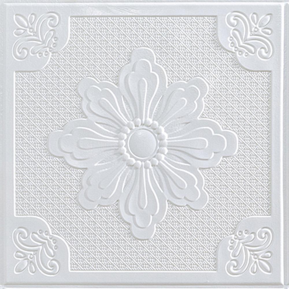 35*35cm Self-adhesive Wallpaper Waterproof Peel and Stick Wall Sticker Anti-collision Bedroom Ceiling Bed Room Decoration