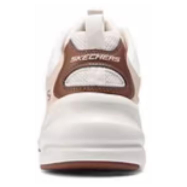 Skechers Сетчатая ткань Синтетическая кожа Удобные Повседневные Низкие Папины Кроссовки Мужские Кроссовки Серый Коричневый 118325-TPMT