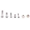 120 Pcs/Box Assorted Stainless Steel Glasses Screws Set With Small Screwdriver