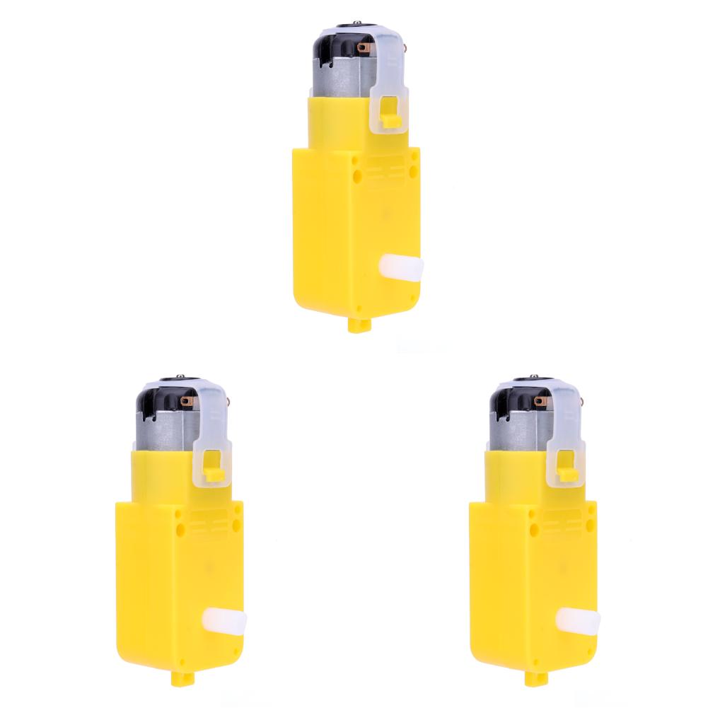 TT Motor Gearmotor DC 3-12V Smart Car Chassis Four Drive Car Motor Install EMC Electric Gear Motor for DIY Smart Car Robot