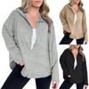 Womens Zip Up Hoodies Long Sleeve Fall Oversized Sweatshirts Jacket With Pockets  Fashion Clothes Hoodies For Women