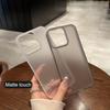 Роскошный матовый силиконовый мягкий чехол для iPhone 15 14 13 12 11 Pro Max Plus Mini прозрачный черный матовый чехол ультратонкий TPU Shell