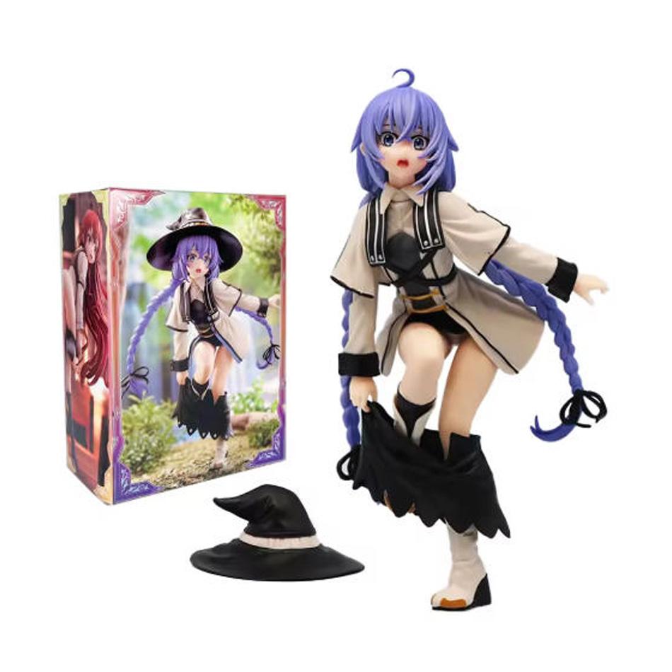 20-25CM Mushoku Tensei Roxy Migurdia Action Figure Anime Otherworldly Mage Girl Model Toy Collectible Figurine Holiday Gift