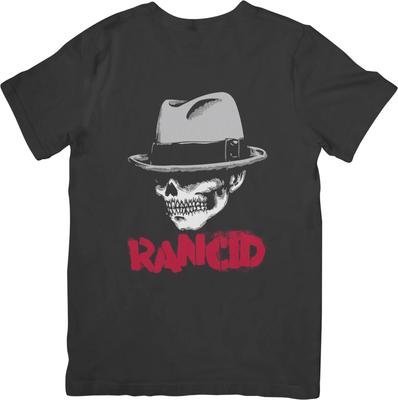Rancid 1 Музыка Унисекс Футболка из качественного хлопка черного цвета