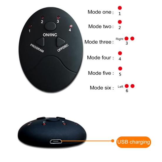 Портативный тренажер для ягодиц с 6 режимами, регулируемый, перезаряжаемый, простой в использовании, многофункциональный, женский тренажер для укрепления бедер и ягодиц