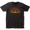 Мужская футболка Sun Records с градиентным логотипом Музыкальная классика Концерт Рок-группа Футболка Черная