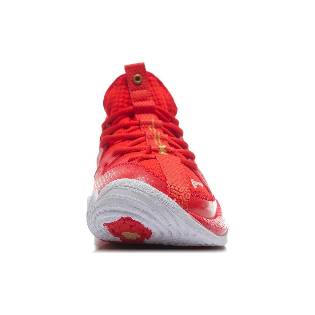 Li Ning Zhan Ji 3 Non-Slip Wear-Resistant Low-Top Badminton Shoes Women Shoes Flame-Red AYAR024-2