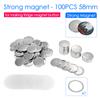 50/100PCS 25-75mm Magnet Refrigerator Badge Pin Button Maker Parts DIY Badge Button Pins for Art Crafts Making Fridge Badges Set