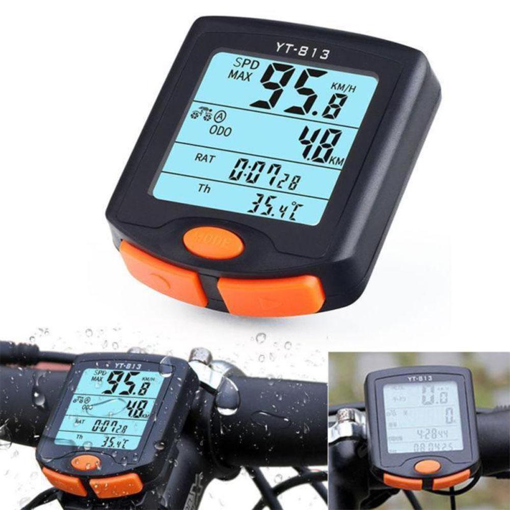 Practical Wireless Bike Cycling Bicycle Computer Backlight Odometer Speedometer