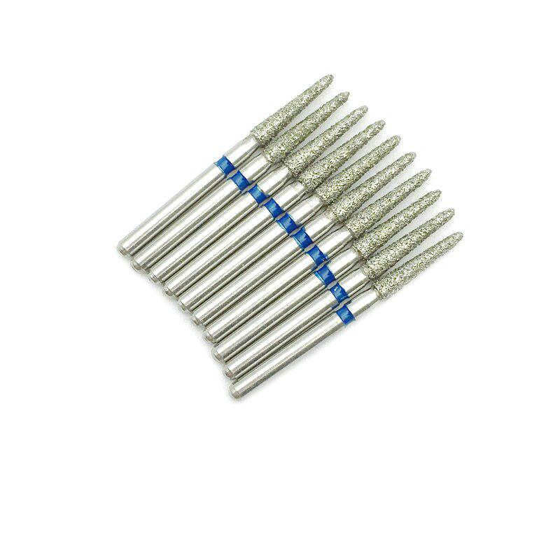 10 шт./упак. алмазные боры стоматологические FG высокоскоростные сверла для высокоскоростного наконечника средний инструмент для стоматолога 878K18