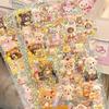 5 листов Водонепроницаемая режущая пленка-наклейка Rilakkuma Материалы для ручного учета Стакан для воды Украшение для рабочего стола Детские DIY Наклейки для карточек