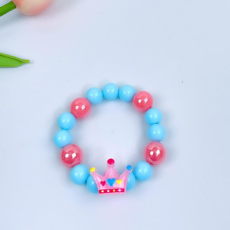 Мультяшный кулон-русалка, браслет из бусин для девочек