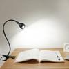 USB Rechargeable Clip-on Desktop LED Light Computer Reading Lamp with Button