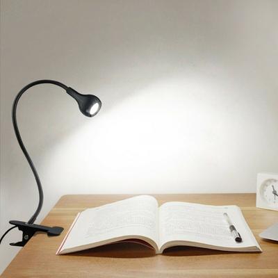USB перезаряжаемая настольная светодиодная лампа для чтения с кнопкой и кнопкой