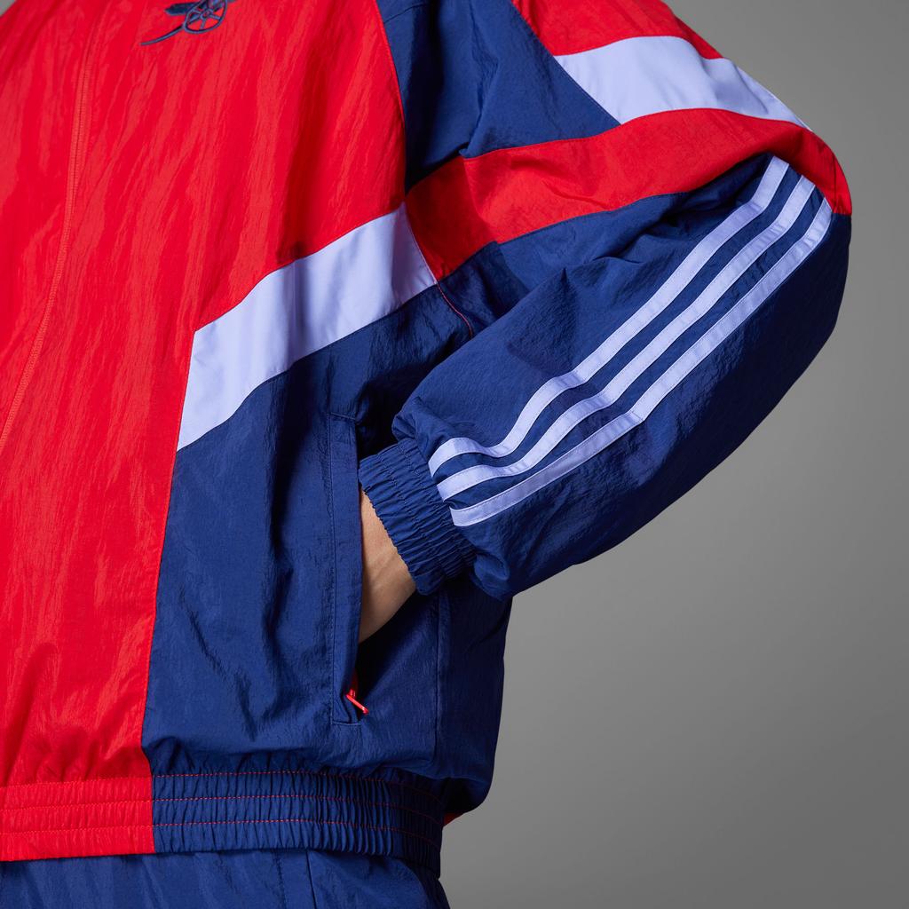 Adidas Originals Track Top Arsenal Casual Comfortable Loose Fit Jacket Men Jackets Light-Crimson Night-Sky-Blue IS6503
