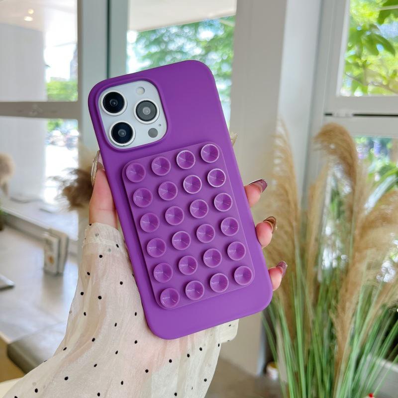 Многофункциональная силиконовая присоска - подставка для телефона и наклейка на заднюю панель