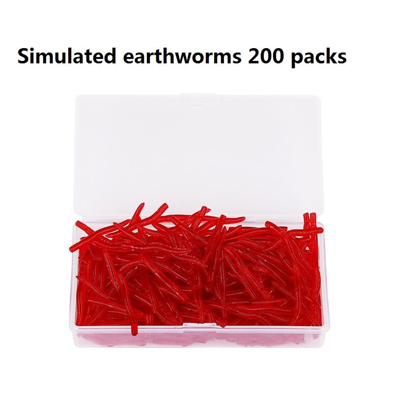 Реалистичная приманка Luya, имитация земляного червя, искусственная мягкая приманка, ароматизатор для рыбы, принадлежности для рыбалки на открытом воздухе, карп, окунь, карась, силиконовая приманка
