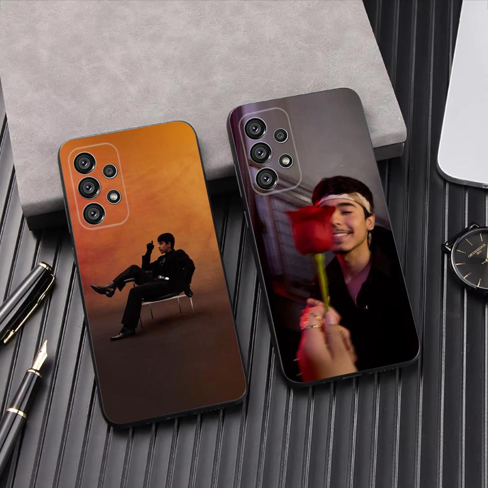 Чехол для телефона I-Ivan C-Cornejo для Samsung Galaxy A13, A21s, A22, A31, A32, A52, A53, A71, A80, A91, Мягкий черный корпус