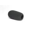 4.8cm Headset Intercom Microphone Windscreen, Microphone Sponge, 12mm Inner Diameter, Set of 5, Black