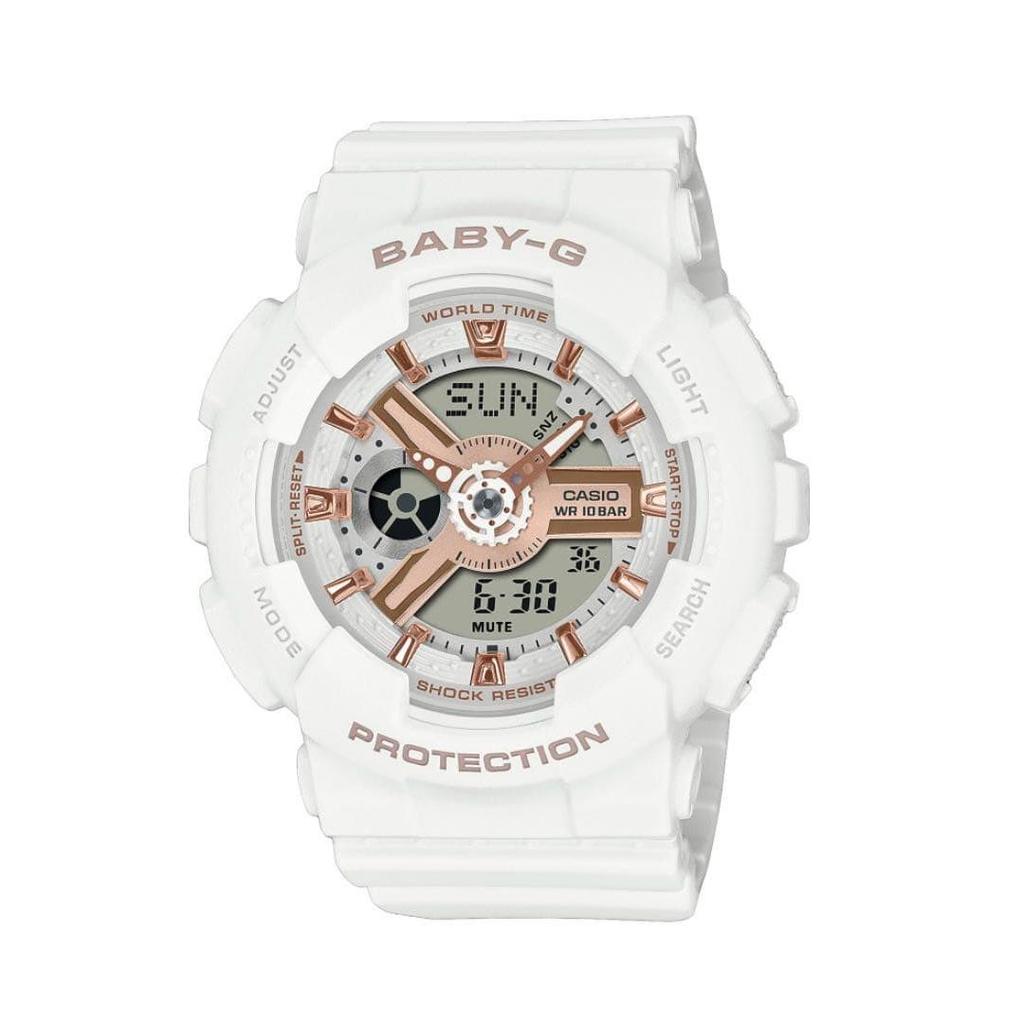 Б/у часы CASIO BABY-G Белый Розовое золото
