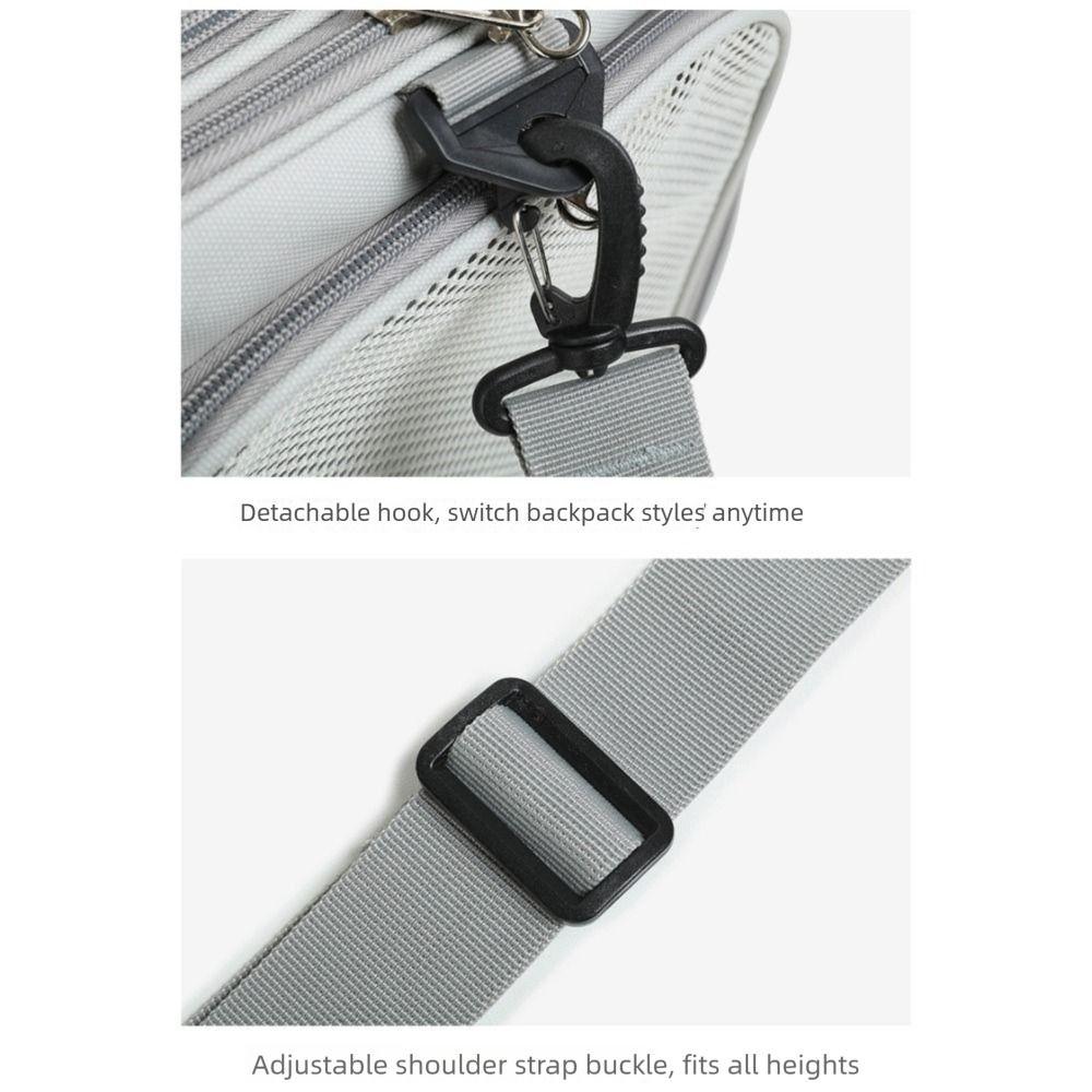 Lightweight Canvas Pets Travel Handbag Breathable Large Capacity Cat Bag Foldable Portable Pet Airline Bag Cat