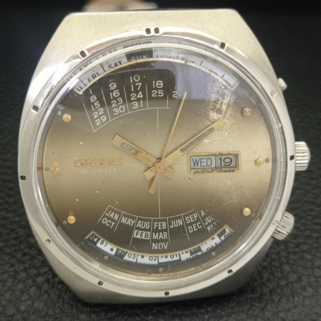 АВТОМАТИЧЕСКИЕ ВИНТАЖНЫЕ ЧАСЫ ORIENT 100 ЛЕТ ЯПОНИЯ МУЖСКИЕ ОРИГИНАЛЬНЫЙ ЦИФЕРБЛАТ a703116-1