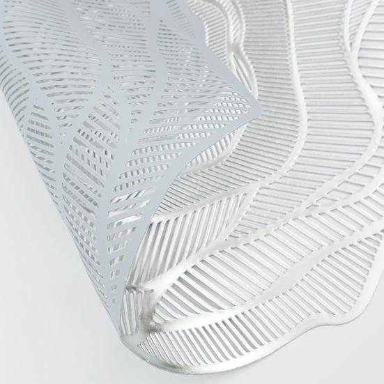 ПВХ подставка под тарелку термостойкая многоразовая настольная салфетка полая в форме розы изоляционная подкладка для украшения обеденного стола