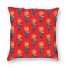 5 Amigos Friends Surf Board Square Pillowcase Polyester Linen Velvet Creative Zip Decorative Pillow Case Car Cushion Case
