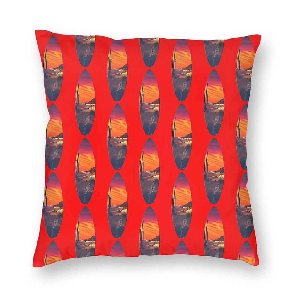 5 Amigos Friends Surf Board Square Pillowcase Polyester Linen Velvet Creative Zip Decorative Pillow Case Car Cushion Case