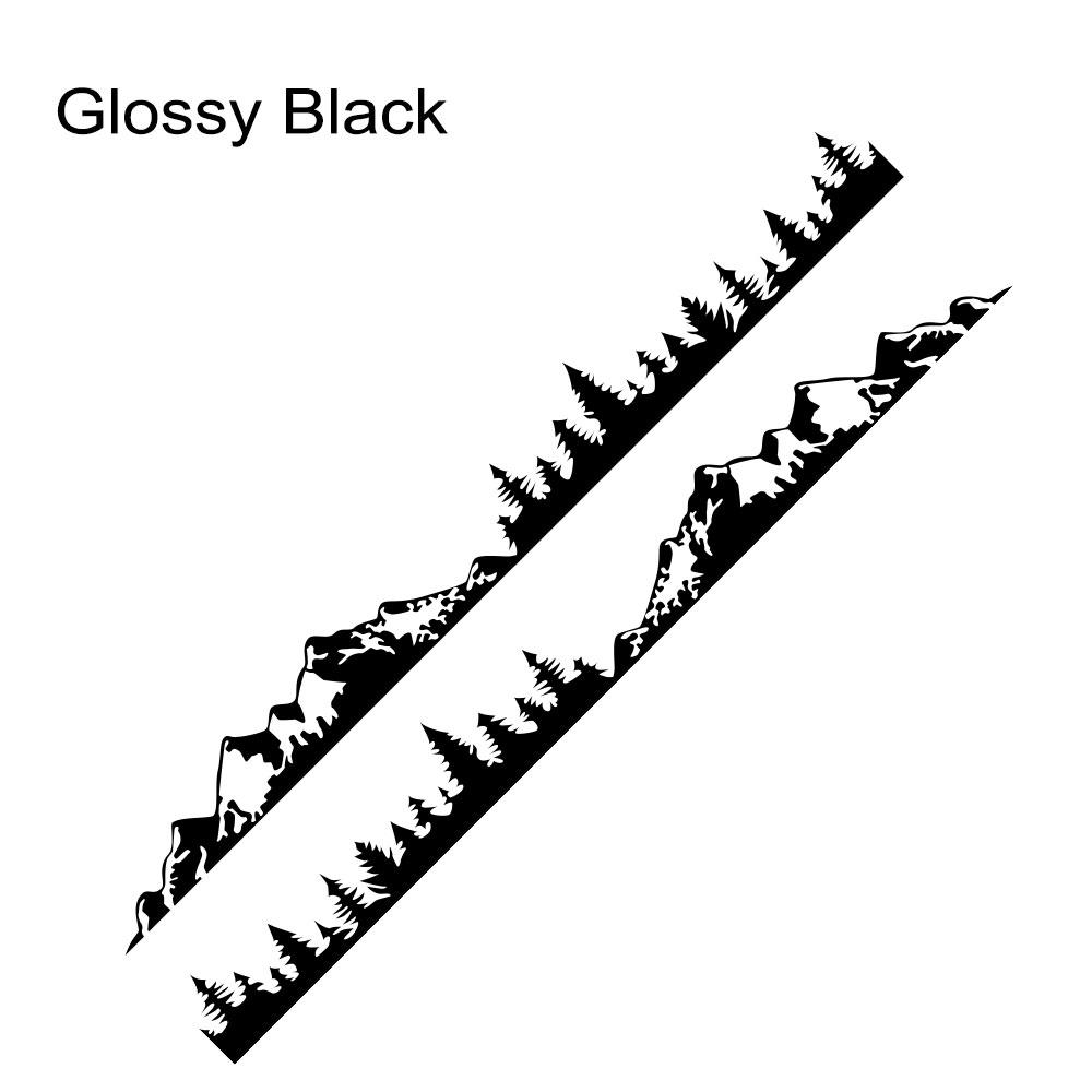 2PCS Car Side Door Stickers For Mercedes Benz Citan 109 Tuning Accessories Camper Van Mountain Graphics Vinyl Film