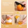 2-Way Rotating Manual Orange Juicer Squeezer for Lemon, Lime, and Citrus, Hand Press Juice Extractor with Dual-Direction Handle