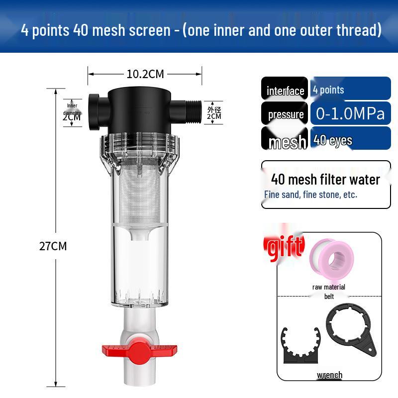 Large Capacity Fish Tank Pre-Filter and Waste Separator Pipeline
